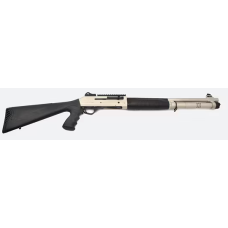 Black Aces Tactical S4 Pistol Grip, Nickel, Semiauto