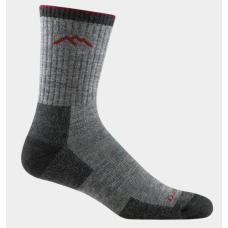 Darn Tough Men's Hiker Micro Crew Midweight Hiking Socks Charcoal Large
