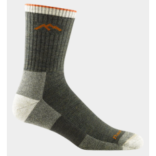 Darn Tough Men's Hiker Micro Crew Midweight Hiking Socks Olive Large