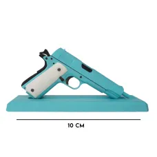 GOAT Guns MINIATURE 1911 LIGHT BLUE MODEL NICKNAMED 'BUNNY' | 1:2.5 SCALE MODEL GOAT Guns MINIATURE 1911 LIGHT BLUE MODEL NICKNAMED 'BUNNY' | 1:2.5 SCALE MODEL
