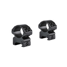 Hawke Match Mount 1" 2 Piece Weaver Rings Low
