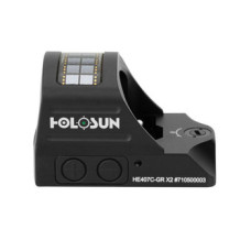 Holosun HS407C Micro Reflex Sight with Solar Failsafe (2 MOA Green Dot Reticle)