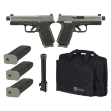 Ruger RXM Tactical Bundle 4" Threaded 9MM (3)15rd O.R Pistol w/ Range Bag, 2 Tone ODG Ruger RXM Tactical Bundle 4" Threaded 9MM (3)15rd O.R Pistol w/ Range Bag, 2 Tone ODG